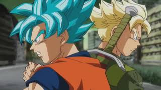 Goku and Trunks vs Goku Black and Zamasu Dragon Ball Super Ep57 English Dub [upl. by Alexandro]