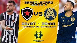 AO VIVO BOTAFOGOPB x APARECIDENSE  NARRAÇÃO 0307  BRASILEIRÃO SÉRIE C [upl. by Polinski]