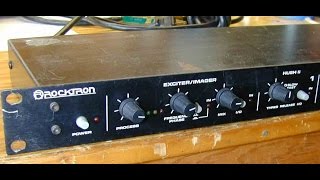 Rocktron RX20 Stereo Psychoacoustic ExciterImagerHush II Demo [upl. by Attenwad]