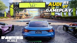 NEW AUDI RS GT GAMEPLAY NFS MOBILE 1 [upl. by Ennairam409]