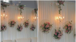 DIY Round Floor Hoop Backdrop [upl. by Akanke]