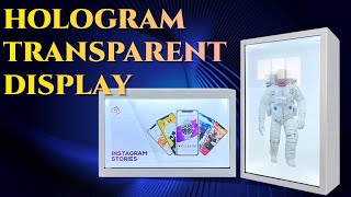 How to use transparent lcd showcase for holographic display [upl. by Grissel]