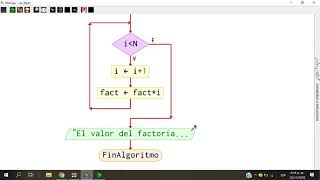 DIAGRAMA DE FLUJOFACTORIAL DE UN NÚMERO CON PSEINT [upl. by Dott]