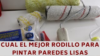 Que tipo de rodillo es mejor para pintar paredes lisas [upl. by Anerual]