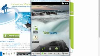 TUTORIAL YouWave  Emulador de Android PC [upl. by Bouldon]