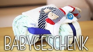 BABYGESCHENK  DIY Windel Motorrad  einfach und kreativ [upl. by Sirovart701]