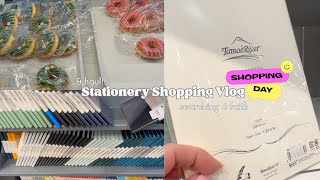 Stationery Shopping Vlog amp Haul [upl. by Lisha6]