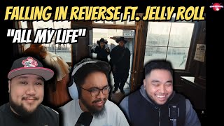 First reaction to Falling In Reverse  quotAll My Life feat Jelly Rollquot  This is fun [upl. by Atenahs]