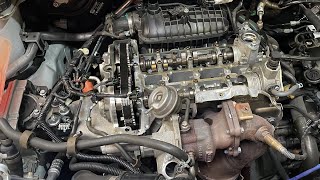 Ford Ecoboost timing belt replacement [upl. by Annailuj]