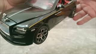 unboxing review Newao Rolls Royce Dawn Black Badge Aero Cowling black color scale 124 124 [upl. by Leda220]