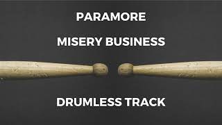 Paramore  Misery Business drumless  173 BPM [upl. by Merissa]