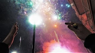 Capodanno 2018 Napoli  Fuorigrotta [upl. by Aeuhsoj]