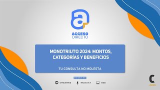 “Monotributo 2024 cambios y beneficios [upl. by Eyanaj]