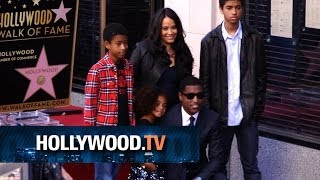 Babyface honored with a star on the Walk of Fame  HollywoodTV [upl. by Ayekahs]