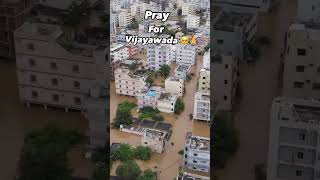 Pray for Vijayawada 🥹🙏raintsunamifloodsdisastervijayawadashortslikeviralsavehumanitygnm [upl. by Aitam]