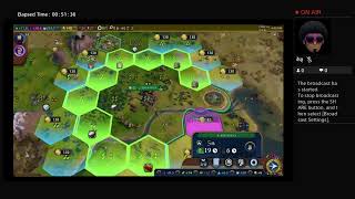 Civilization VI Gallic Empire Huge Primordial Map Session 2 [upl. by Nigem862]