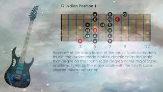 G Lydian Mode  Guitar Backing Track [upl. by Rena]