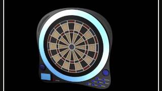 DigiDarts Electronic Dartboard invention with Digital Target Display Ring DTDR [upl. by Nnylassej]