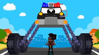 Monster Super Police Car  Let’s Go Special Police Squad  Car Song  Nursery Rhymes amp Kids Songs [upl. by Emarie]