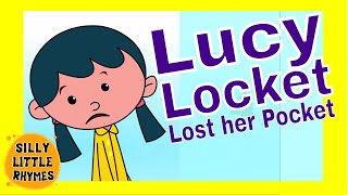 👧🏻 Lucy Locket  Cartoon Nursery Rhymes Songs For Children 👧🏻 [upl. by Ahtram50]