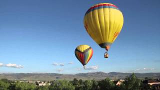 Colorado Hot Air Balloon Ride  Fair Winds Inc [upl. by Beitch]