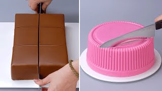 Wonderful Cake Decorating Tutorials  Amazing Chocolate Cake Decorating Idea  Satisfying Cakes [upl. by Brigitte350]