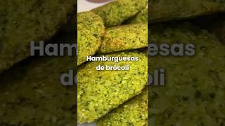 Hamburguesas saludables de brócoli 🧡 recetasfaciles brócoli receta [upl. by Weed]