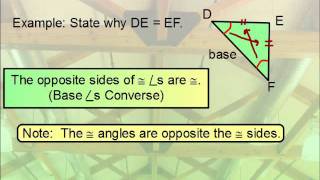 Geometry  Isosceles and Equilateral Triangles [upl. by Heiskell]