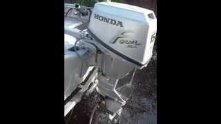 honda 15hp outboard [upl. by Eecyak500]