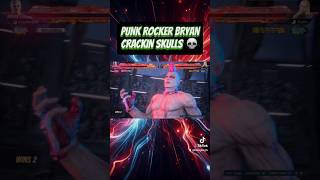 PUNK ROCKER BRYAN CRACKIN SKULLS tekken8 bryanfury punkrock gaming fgc sum41 gameplay combos [upl. by Josy]