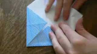 One Sheet Origami Hexahedron [upl. by Sass]