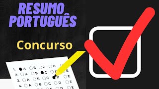 Resumo Português para Concursos Publico [upl. by Anelec]