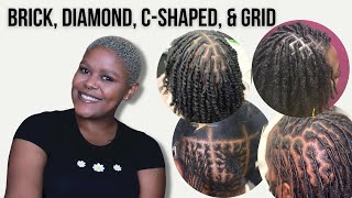 Starter Locs Parting Systems  What You Need to Know  Loctician Advice for Fuller Locs amp Styling [upl. by Rutherford]