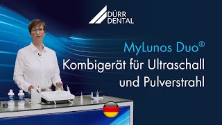 MyLunos Duo® Zahnprophylaxe Kombigerät Pulverstrahl und Ultraschall Zahnreinigungsgerät in einem [upl. by Eisinger]