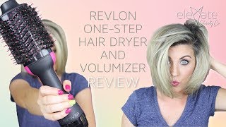 REVLON VOLUMIZING HAIR DRYER 🌟 OneStep Volumizer Hair Dryer Salon Pro Collection Review [upl. by Yklam]