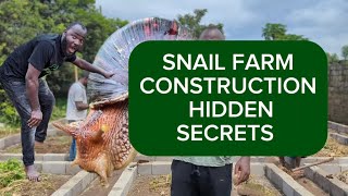 How to build a snail farm Hidden Secrets 👌👌🇨🇲🐌 Part 1Snail farming in Nigeria Cameroon Ghana [upl. by Cressler200]