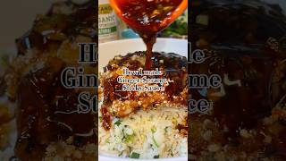 Quick and Easy Ginger Sesame Sticky Sauce in 30 Seconds veganfood [upl. by Esbenshade109]