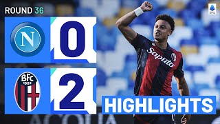 NAPOLIBOLOGNA 02  HIGHLIGHTS  Bologna Climb To Third In The Table  Serie A 202324 [upl. by Gilligan251]