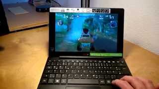 Acer Aspire Switch 10E gaming with Windows Store games [upl. by Aneliram883]