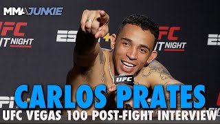 Carlos Prates Dismisses Neil Magny Diving Claims Wants Jack Della Maddalena  UFC Vegas 100 [upl. by Hannad]