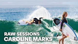 Caroline Marks Rips Lower Trestles amp Southern California  RAW [upl. by Dyun]