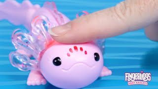 Fingerlings Baby Axolotl  How to Play in amp out of the water [upl. by Claudius]