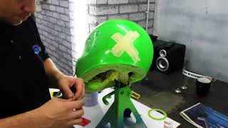 Step by step custom race helmet [upl. by Ehrman]