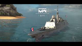 Swift and Deadly FS Aquitaine D650 Frigate  Modern Warships Battle Gameplay [upl. by Celina]