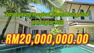 2sty Luxury Tropical Resort Design Bungalow Bangsar Hill EP46 [upl. by Idleman]