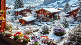 Grindelwald Switzerland 4K  Snowy walk in the most beautiful Swiss village  winter fairytale [upl. by Gemmell]