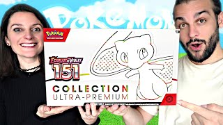 ON OUVRE LE COFFRET ULTRA PREMIUM POKEMON 151 MEW  UPC POKEMON 151 [upl. by Rubenstein148]