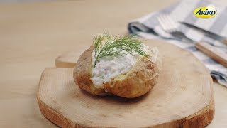 Jacket Potato with cottage cheese  Aviko Enjoy [upl. by Mallis]