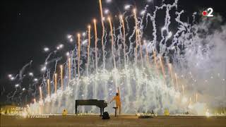 Feu dartifice du nouvel an 2021 France 2  Paris New Years eve fireworks 2021 [upl. by Meredeth]