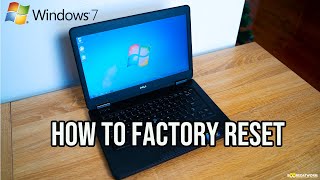 How to easily Factory Reset a Windows 7 PC [upl. by Tonry]